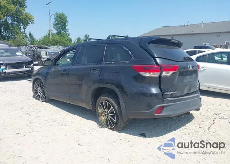 2018 Toyota Highlander Se z USA, uszkodzony, nr VIN 5TDJZRFH2JS810563